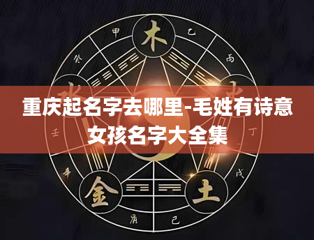 重庆起名字去哪里-毛姓有诗意女孩名字大全集