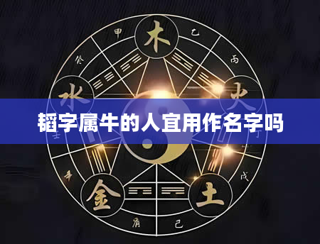 韬字属牛的人宜用作名字吗