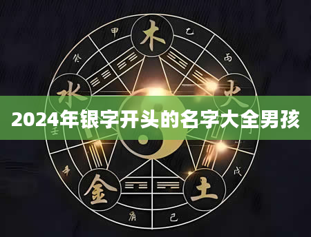 2024年银字开头的名字大全男孩