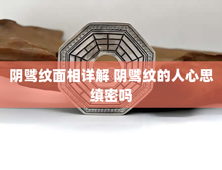 阴骘纹面相详解 阴骘纹的人心思缜密吗