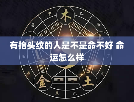 有抬头纹的人是不是命不好 命运怎么样