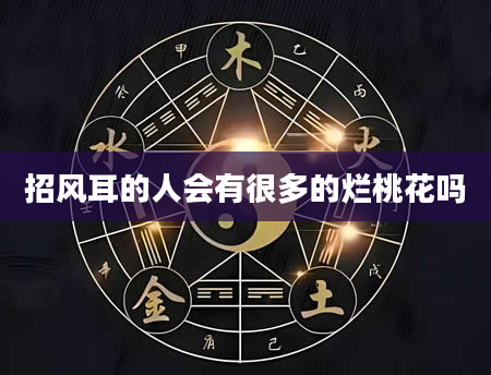 招风耳的人会有很多的烂桃花吗
