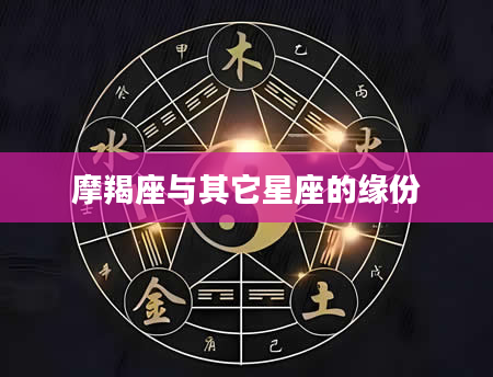 摩羯座与其它星座的缘份