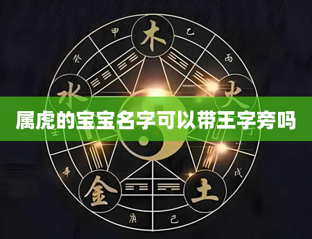 属虎的宝宝名字可以带王字旁吗