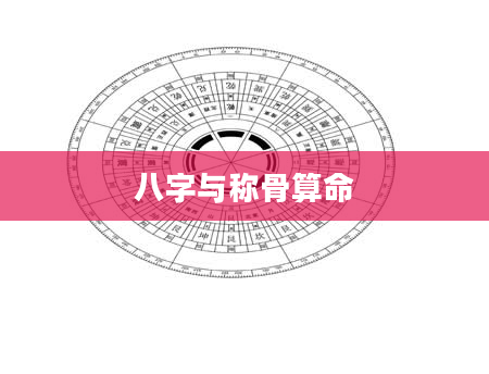 八字与称骨算命