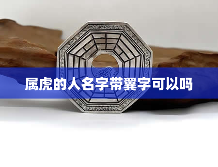属虎的人名字带翼字可以吗