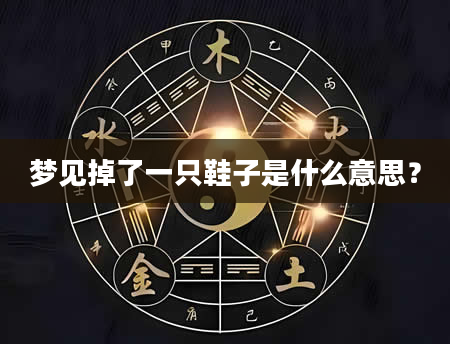 梦见掉了一只鞋子是什么意思？
