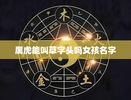 属虎能叫草字头吗女孩名字