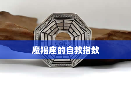 魔羯座的自救指数