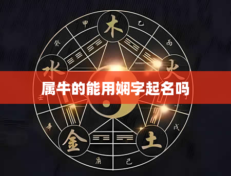 属牛的能用娴字起名吗