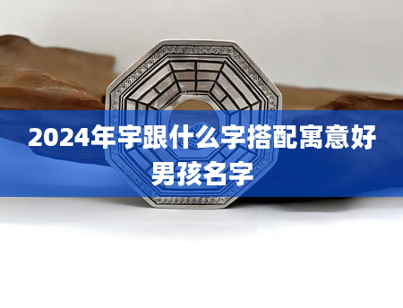 2024年宇跟什么字搭配寓意好男孩名字