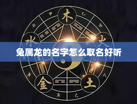 兔属龙的名字怎么取名好听