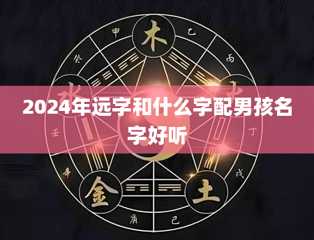 2024年远字和什么字配男孩名字好听