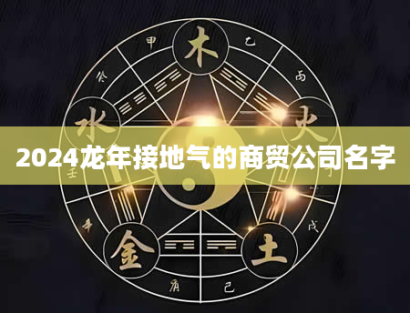 2024龙年接地气的商贸公司名字