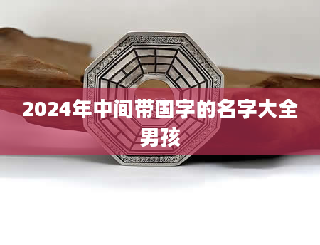 2024年中间带国字的名字大全男孩
