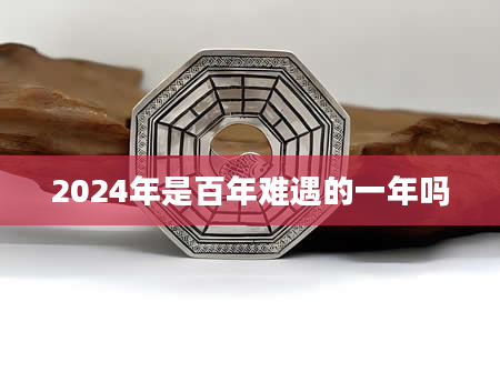 2024年是百年难遇的一年吗
