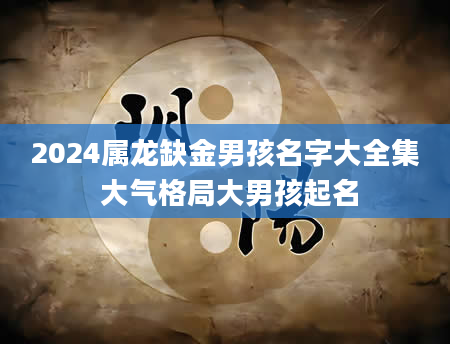 2024属龙缺金男孩名字大全集 大气格局大男孩起名