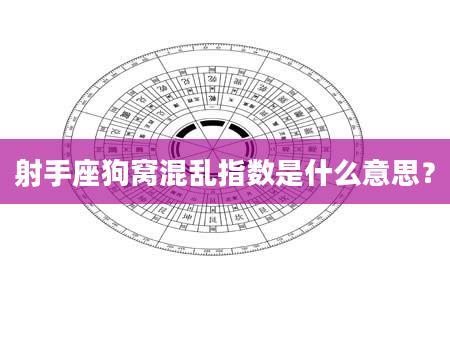 射手座狗窝混乱指数是什么意思？