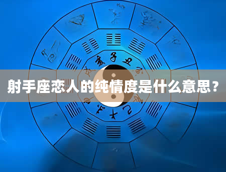 射手座恋人的纯情度是什么意思？