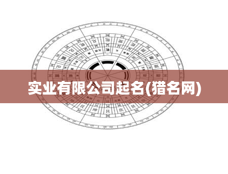 实业有限公司起名(猎名网)