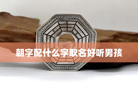 朝字配什么字取名好听男孩