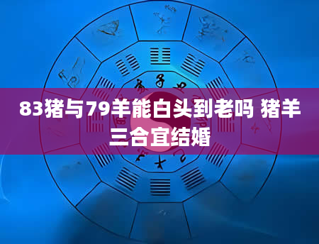 83猪与79羊能白头到老吗 猪羊三合宜结婚