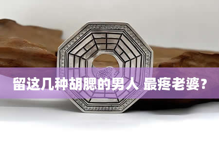 留这几种胡腮的男人 最疼老婆？