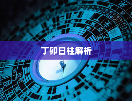 丁卯日柱解析