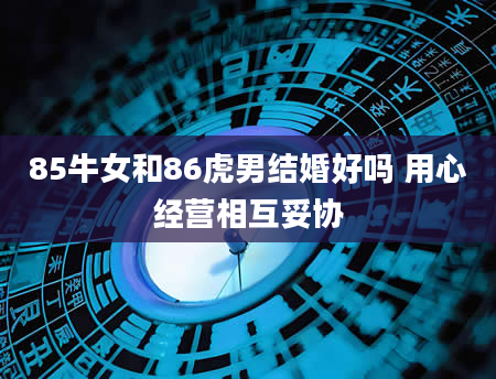 85牛女和86虎男结婚好吗 用心经营相互妥协