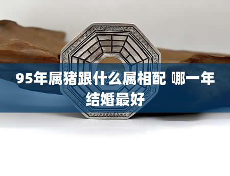 95年属猪跟什么属相配 哪一年结婚最好
