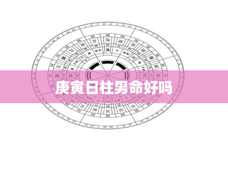 庚寅日柱男命好吗