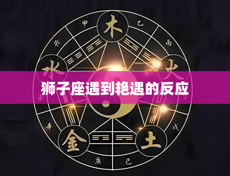 狮子座遇到艳遇的反应