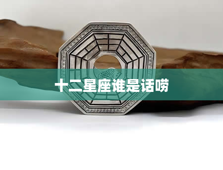 十二星座谁是话唠