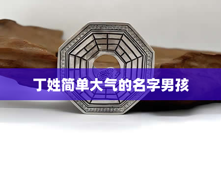 丁姓简单大气的名字男孩