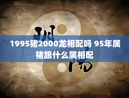 1995猪2000龙相配吗 95年属猪跟什么属相配