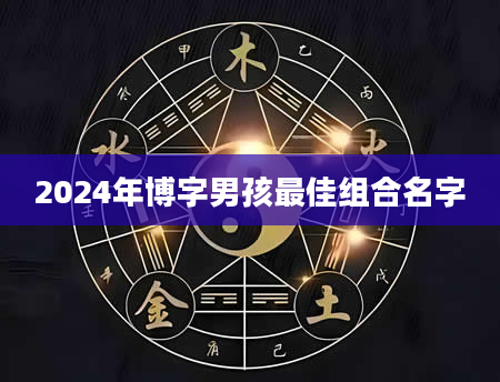 2024年博字男孩最佳组合名字