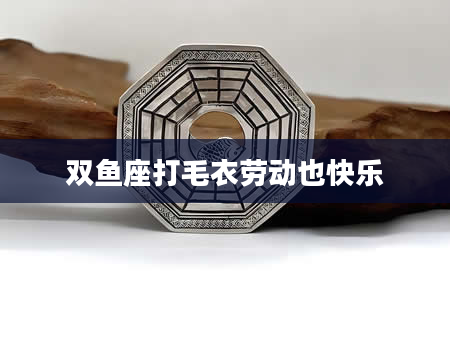 双鱼座打毛衣劳动也快乐