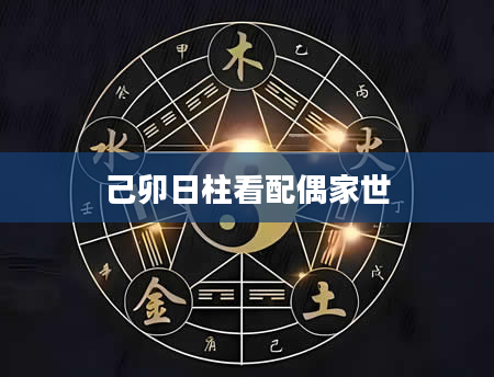 己卯日柱看配偶家世