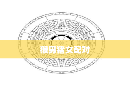 猴男猪女配对