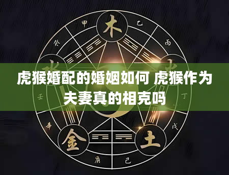 虎猴婚配的婚姻如何 虎猴作为夫妻真的相克吗