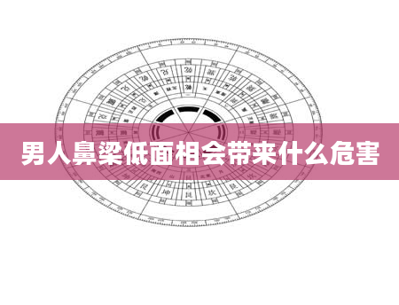 男人鼻梁低面相会带来什么危害