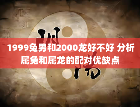 1999兔男和2000龙好不好 分析属兔和属龙的配对优缺点