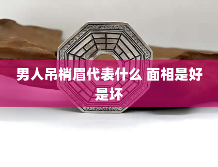 男人吊梢眉代表什么 面相是好是坏