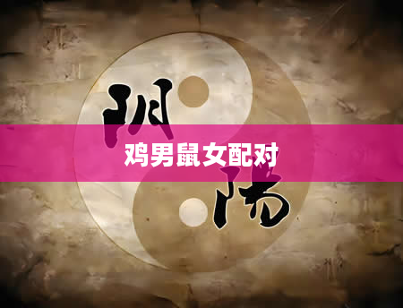 鸡男鼠女配对