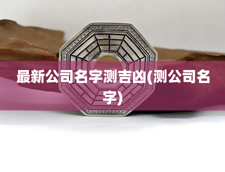 最新公司名字测吉凶(测公司名字)