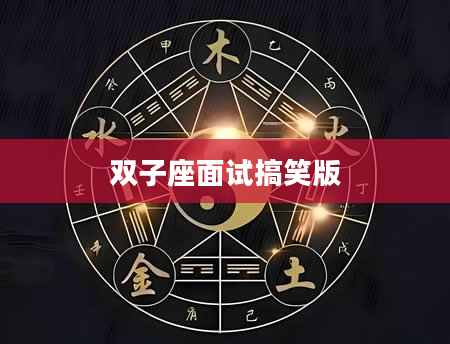 双子座面试搞笑版
