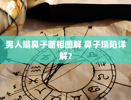 男人塌鼻子面相图解 鼻子塌陷详解？