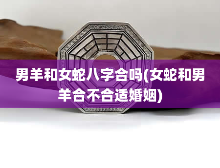 男羊和女蛇八字合吗(女蛇和男羊合不合适婚姻)