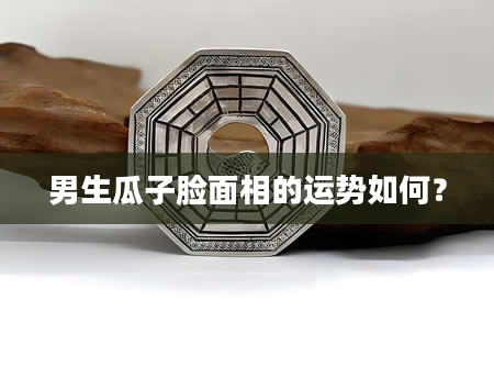 男生瓜子脸面相的运势如何？