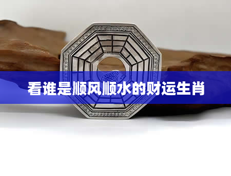 看谁是顺风顺水的财运生肖